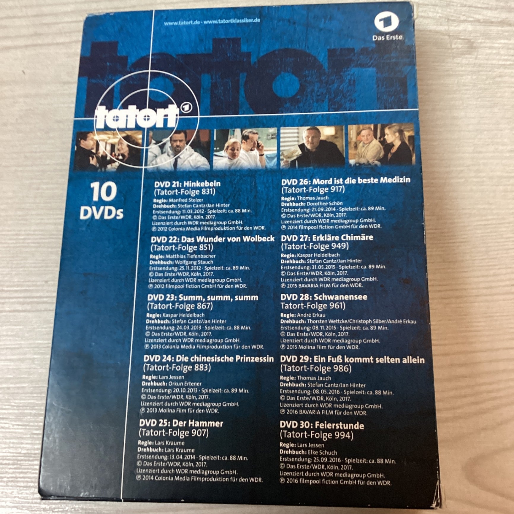 Tatort Münster – Thiel & Boerne ermitteln – Folgen 21–30 – 10 DVDs