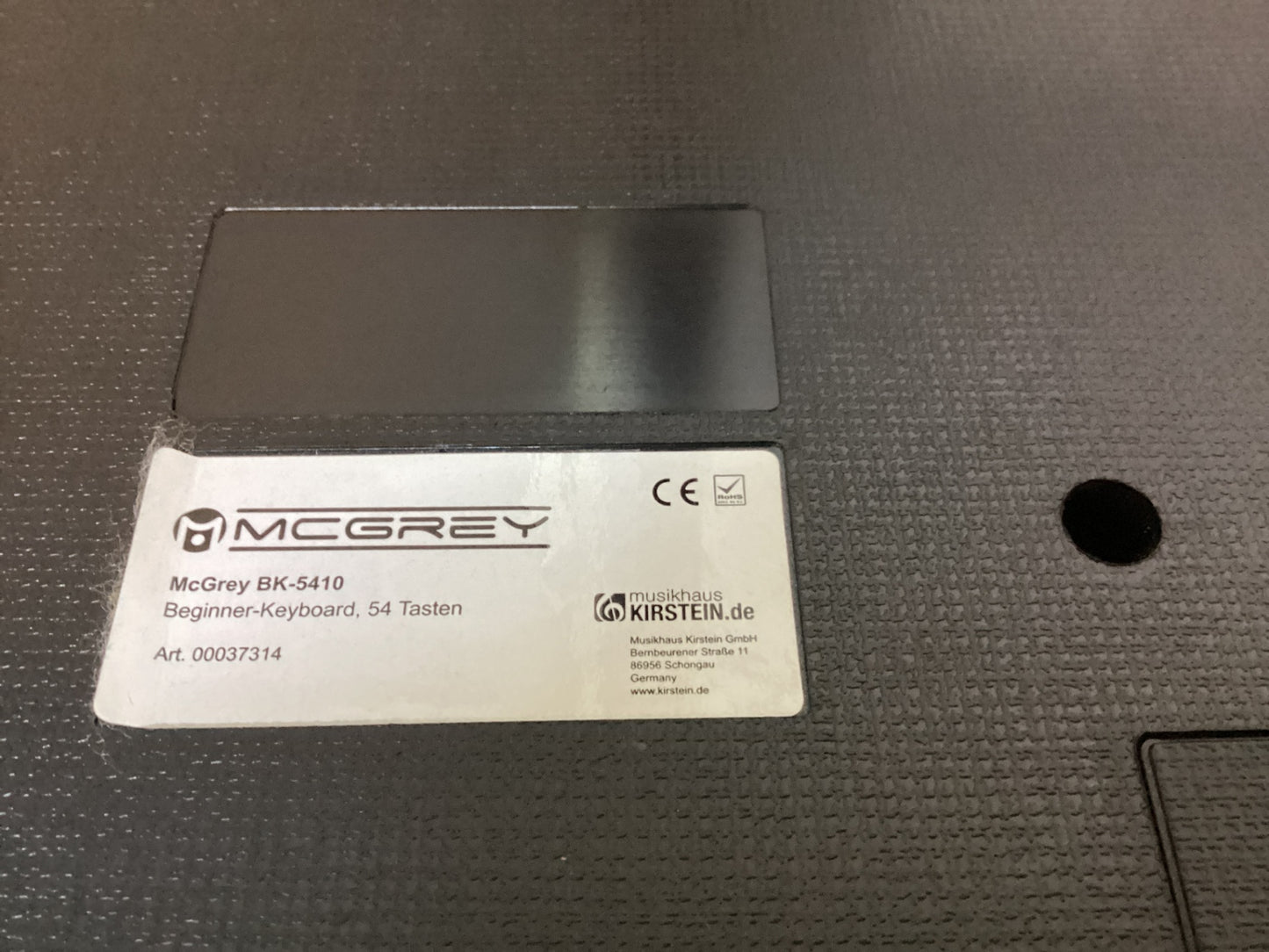 McGrey BK-5410 Beginner Keyboard – 54 Tasten