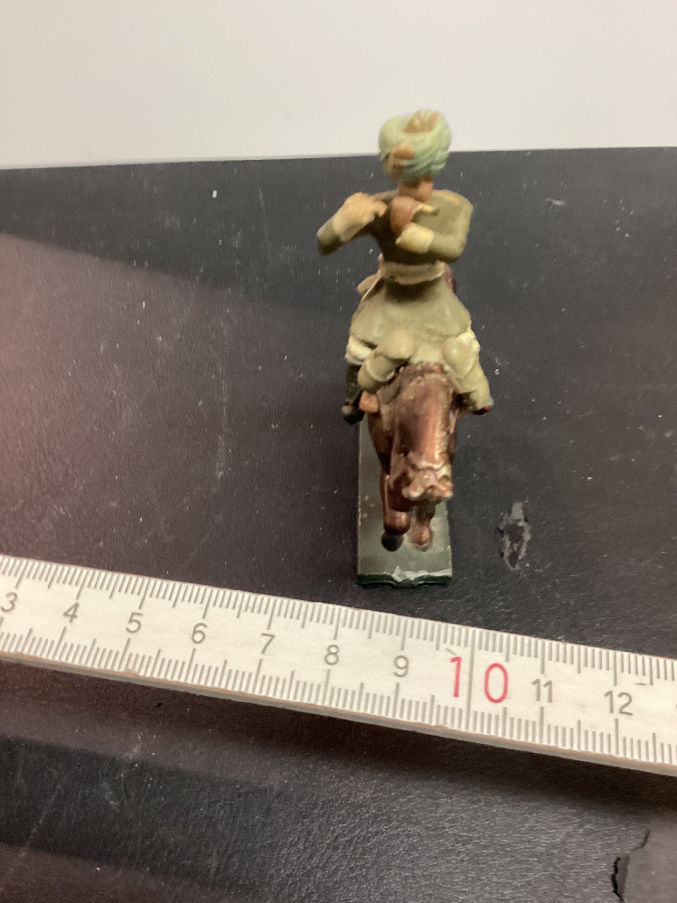 Vintage Reiterfigur orientalischer Reiter auf Pferd ca. 8 cm