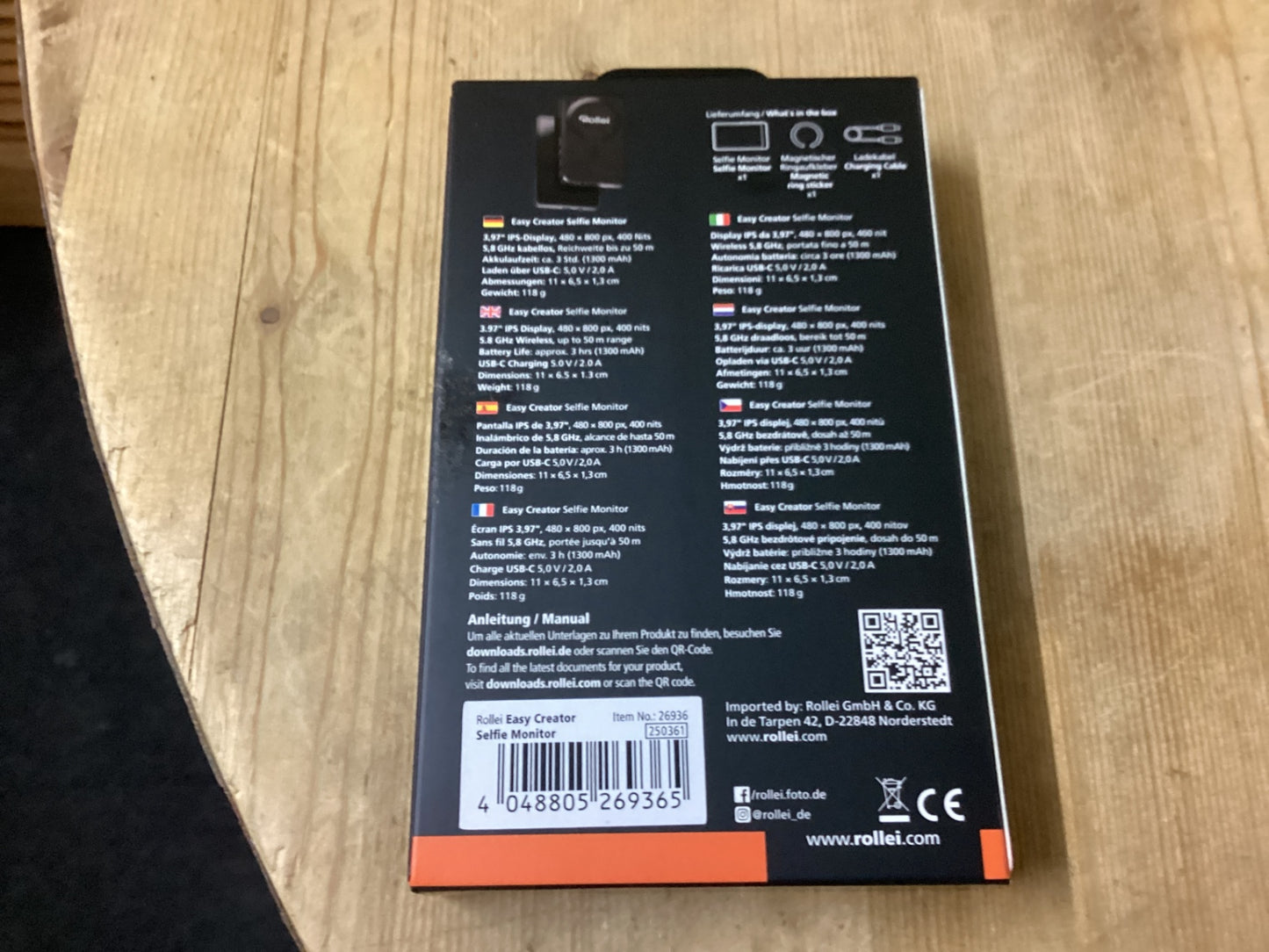 Rollei Easy Creator Selfie Monitor für Smartphone – Art. 26936