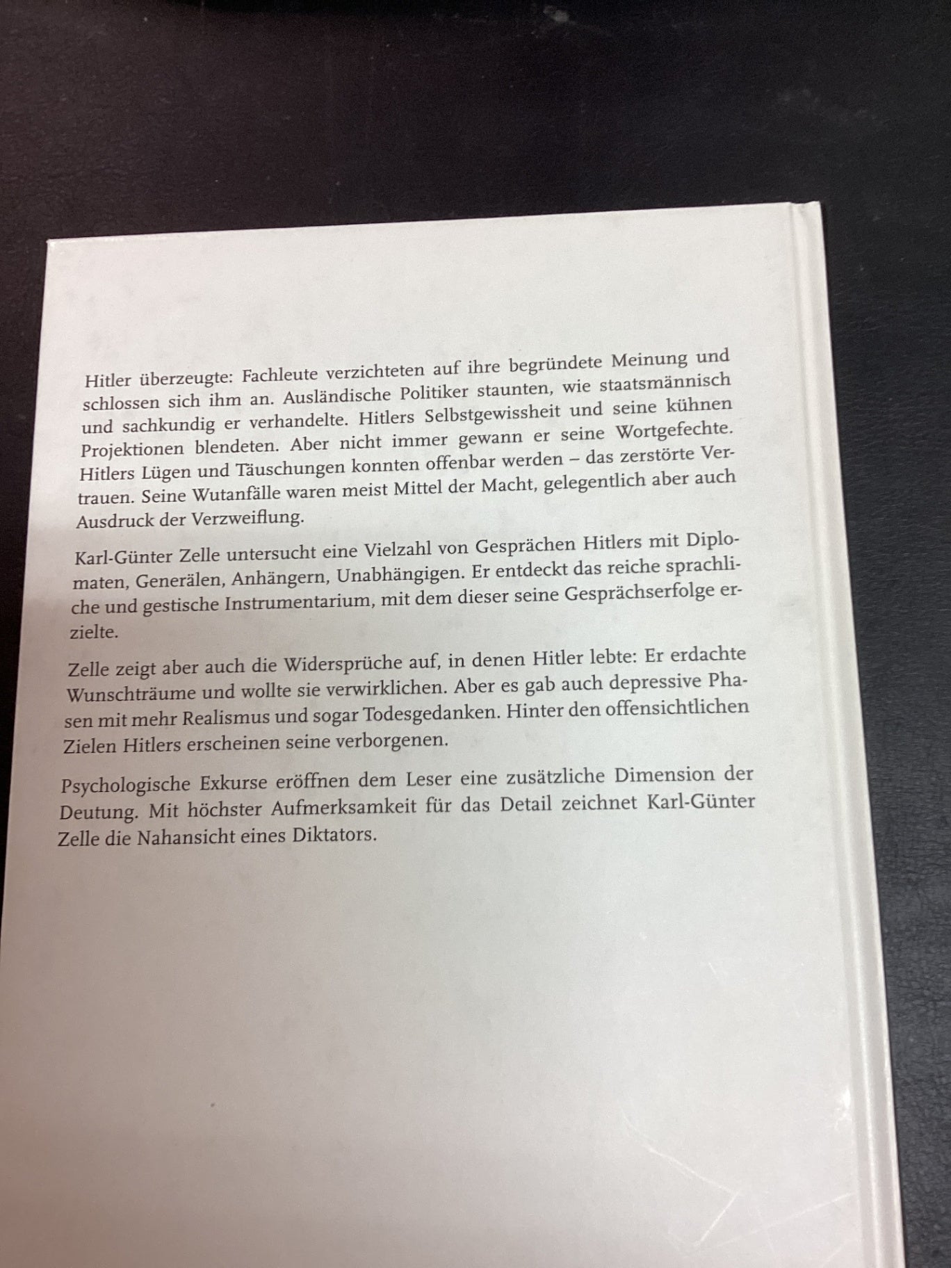Karl-Günter Zelle – „Mit Hitler im Gespräch“