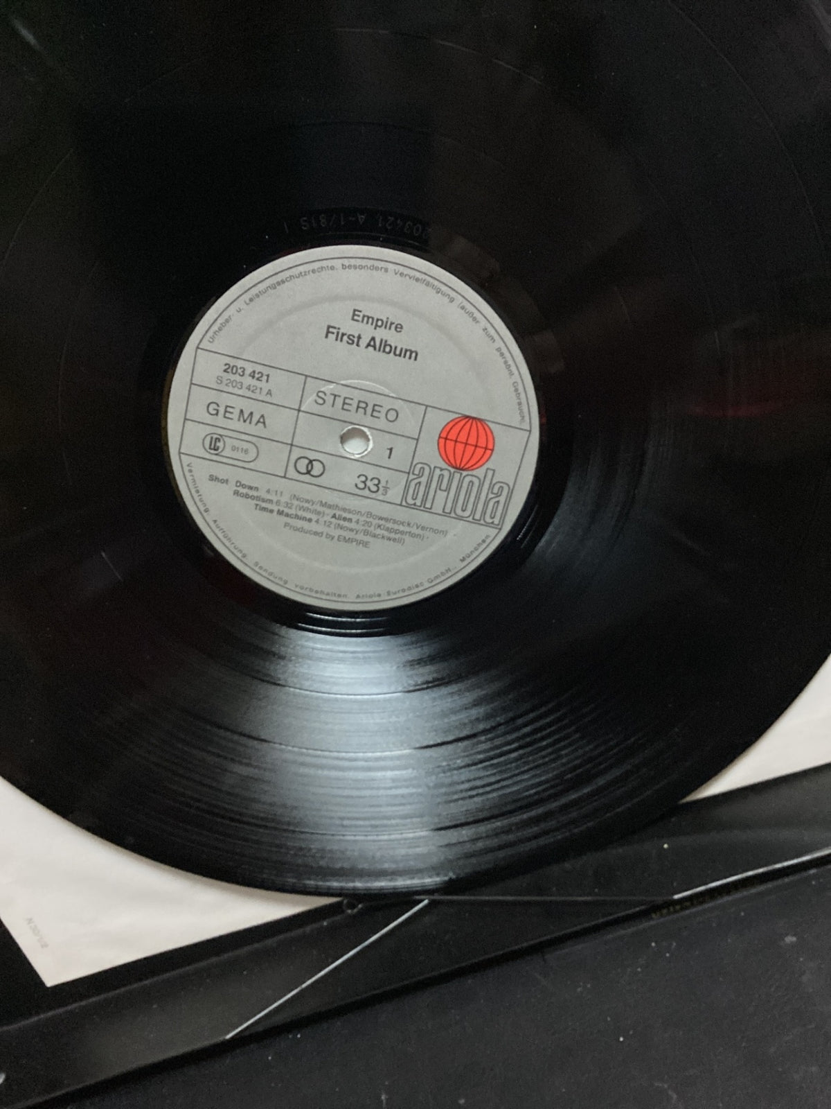 Empire – First Album LP 1981 Ariola 203 421 Rare Cosmic Disco Krautrock