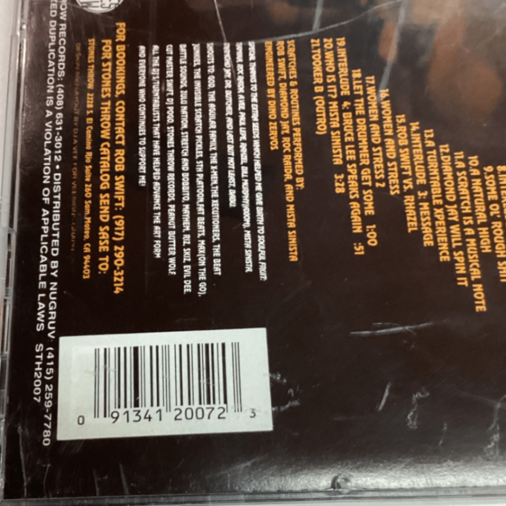 Rob Swift – Presents Soulful Fruit – CD 1997 – Stones Throw STH2007 