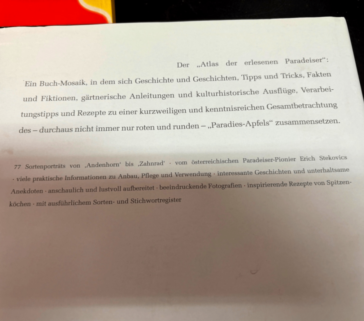 Atlas der erlesenen Paradeiser – Stekovics/Kospach – Großformat 2011