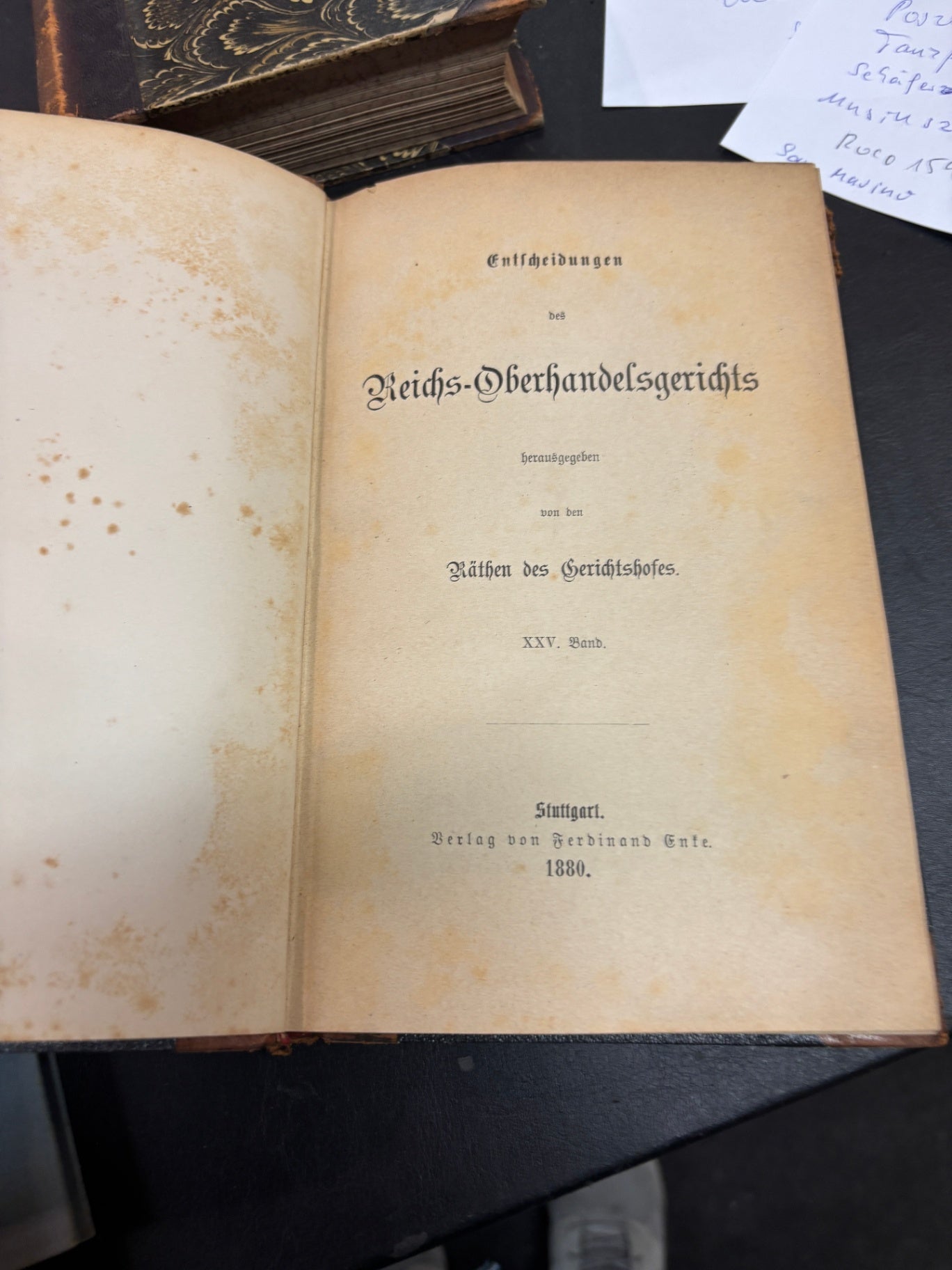 Entscheidungen des Reichs-Oberhandelsgerichts – Sammlung mit 25 Bänden
