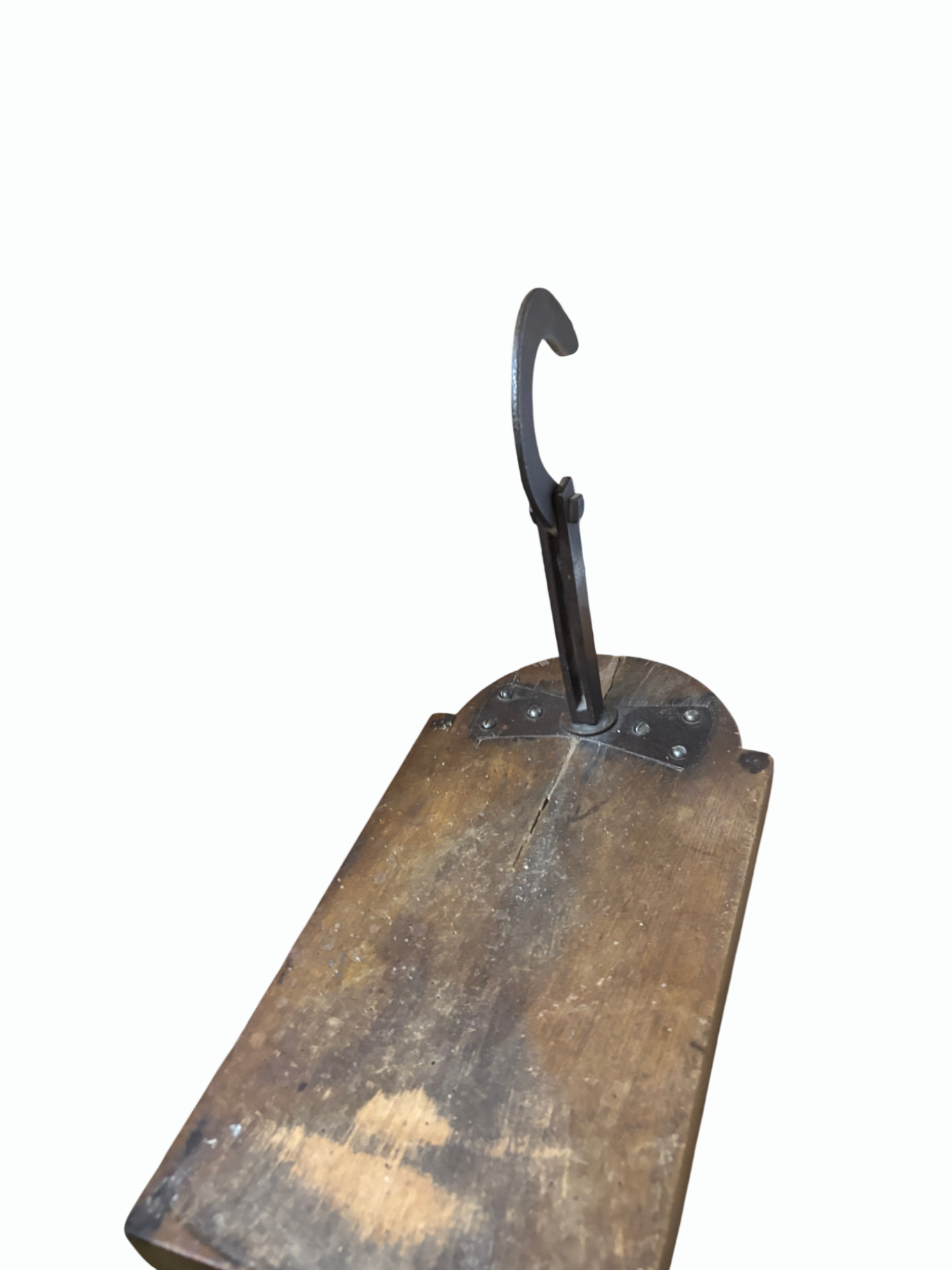 Antiker Hebelschneider Holz Metall Vintage Schneidegerät Deko