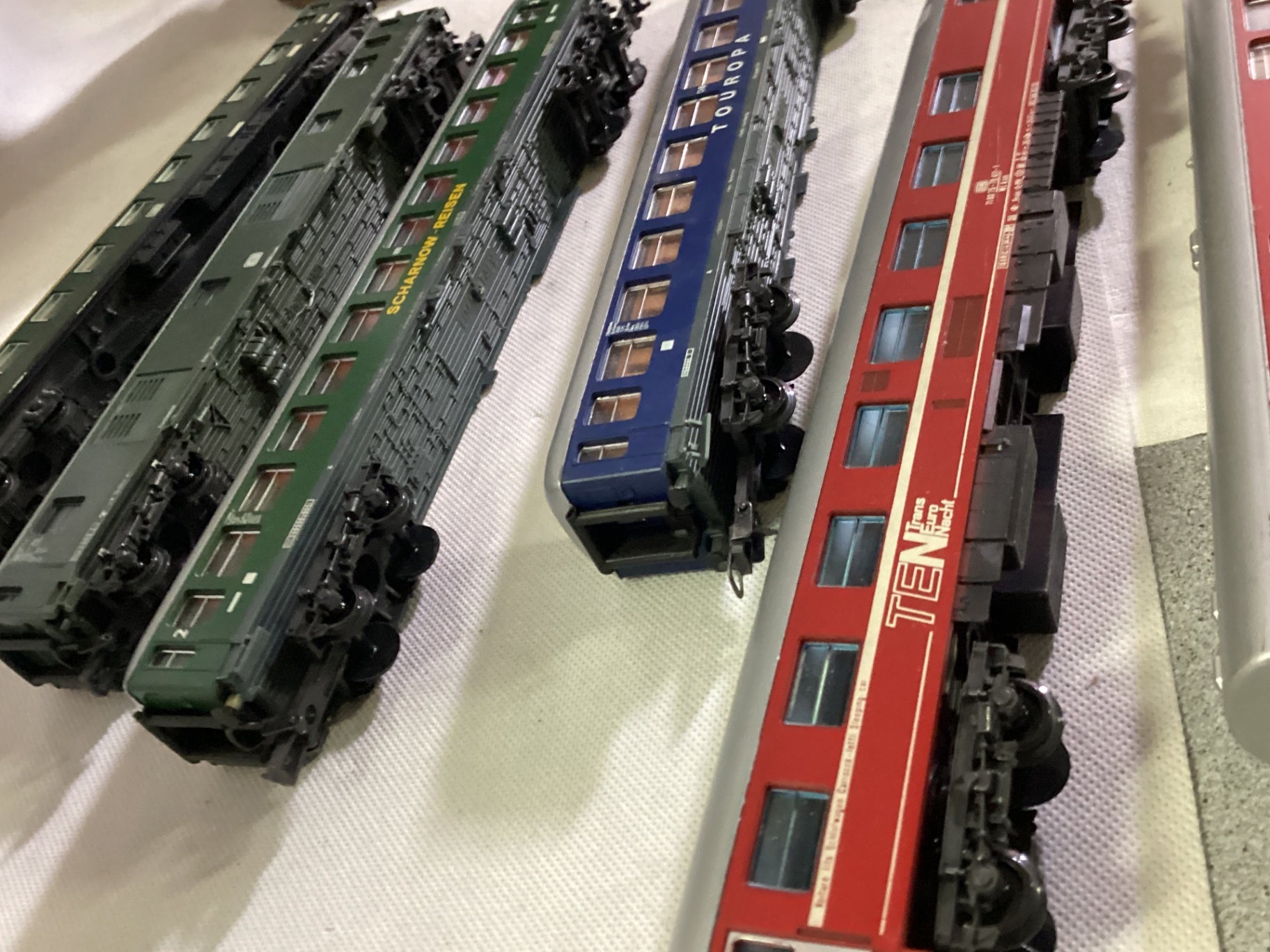 Lima H0 – 6 Personenwagen Touropa Scharnow TEN DSG – Konvolut