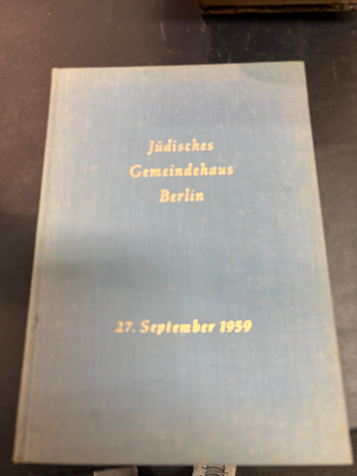 H. G. Sellenthin – Geschichte der Juden in Berlin – Festschrift 1959