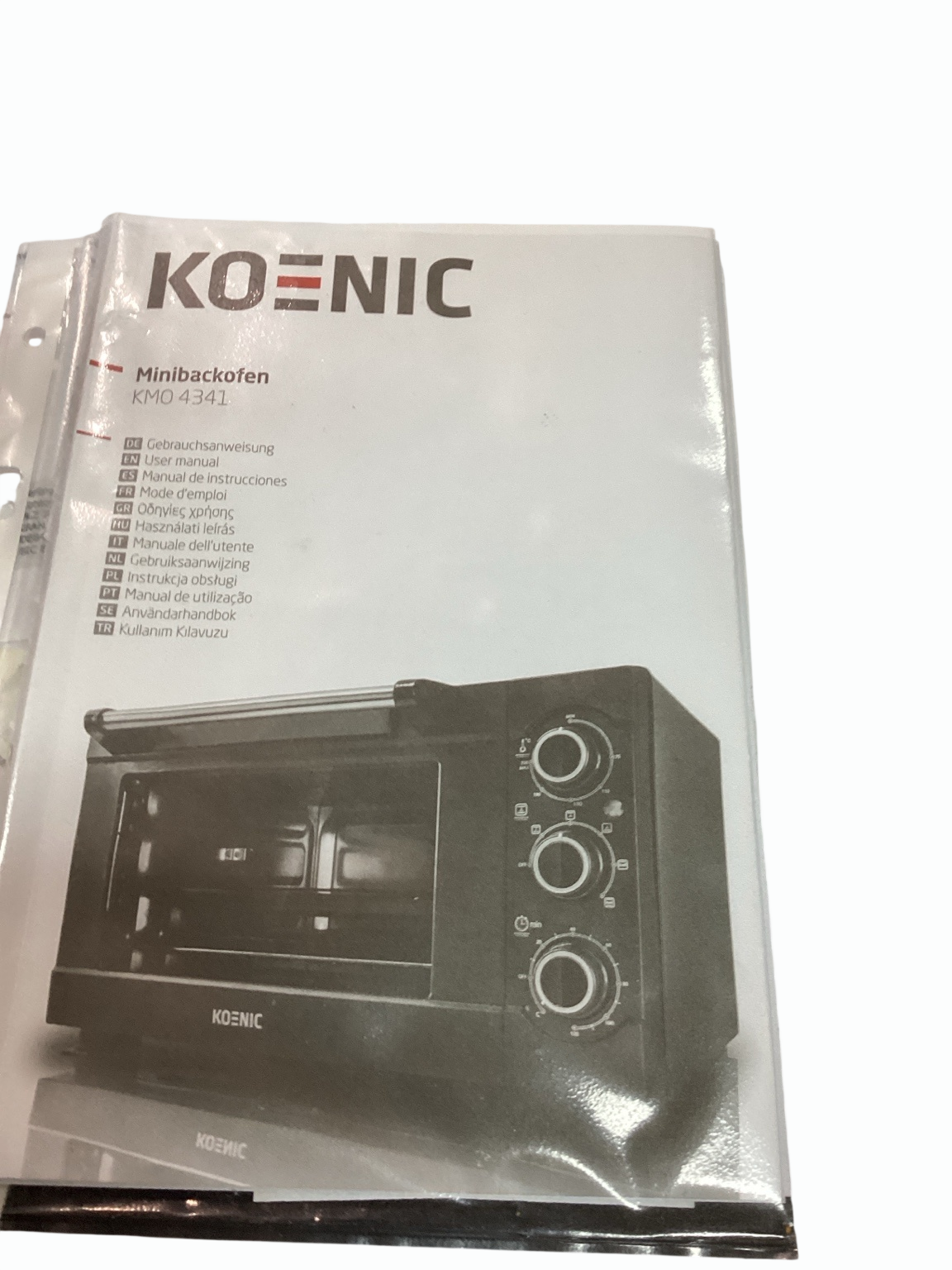 KOENIC KMO 4341 Minibackofen ungebraucht in Originalverpackung