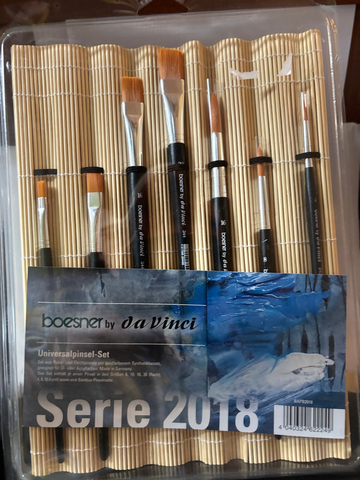 boesner by da Vinci – Pinselset im Rollmäppchen