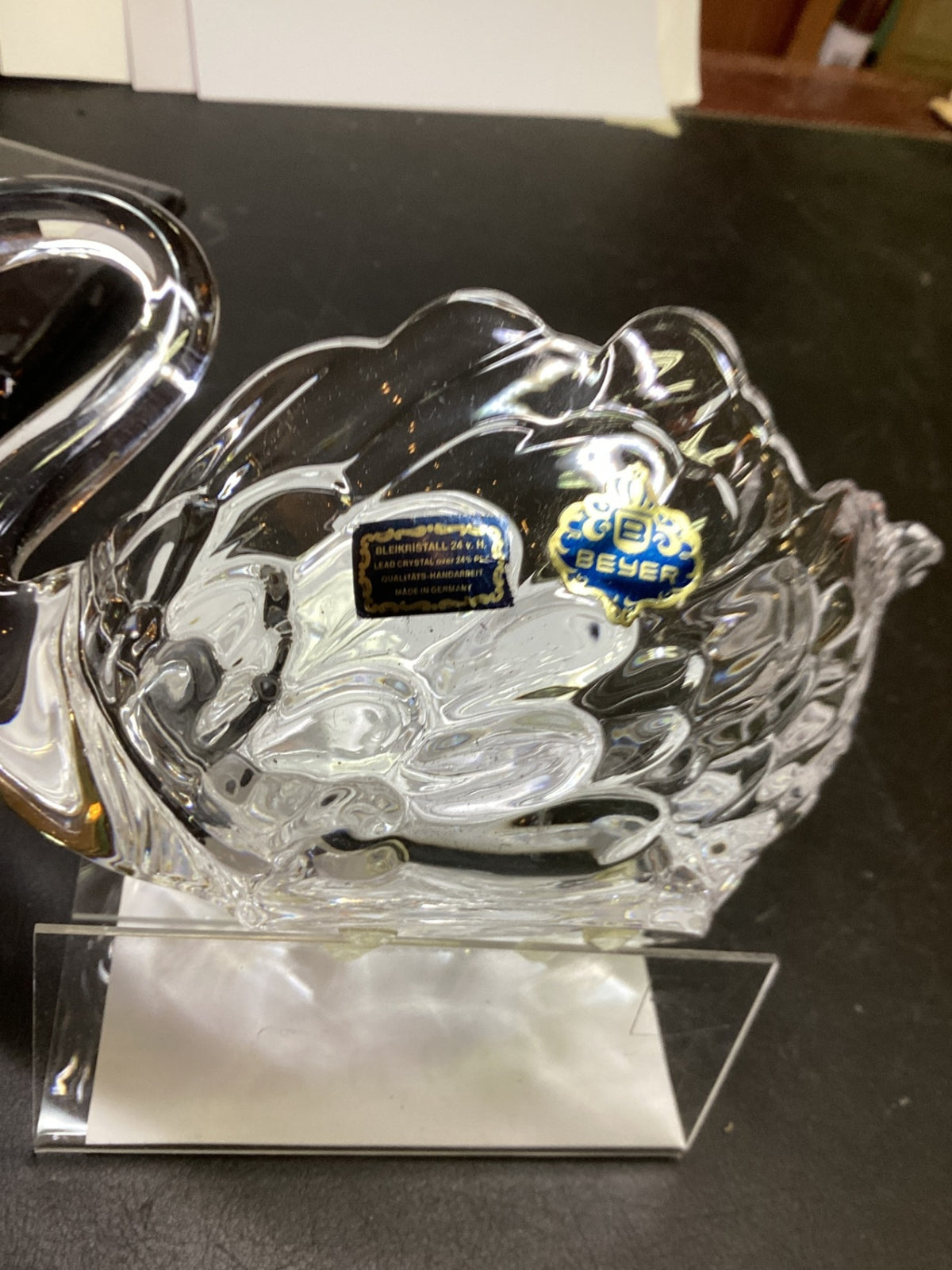 Beyer Schwanenschale aus 24 % Bleikristall – Made in Germany