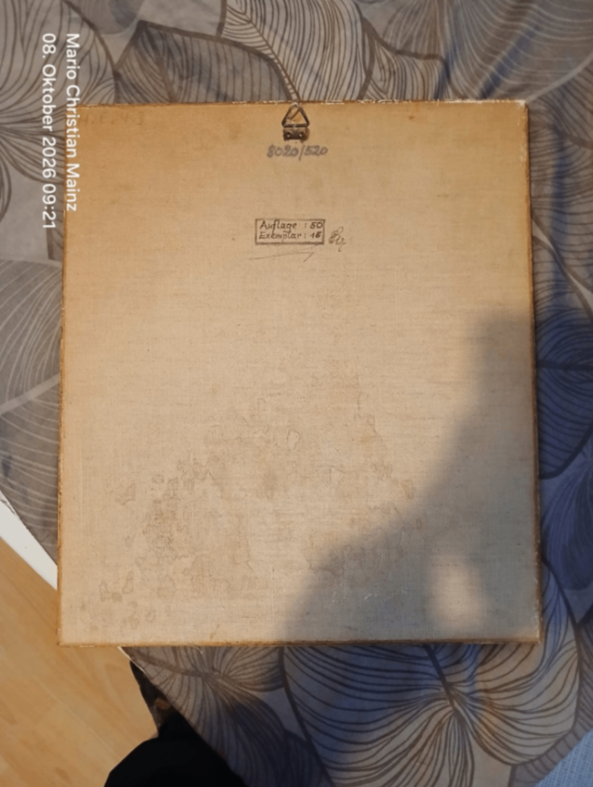 R. Schwamberger d. J. – Glasgravur Raub der Töchter des Leukippos – 45 × 40 cm