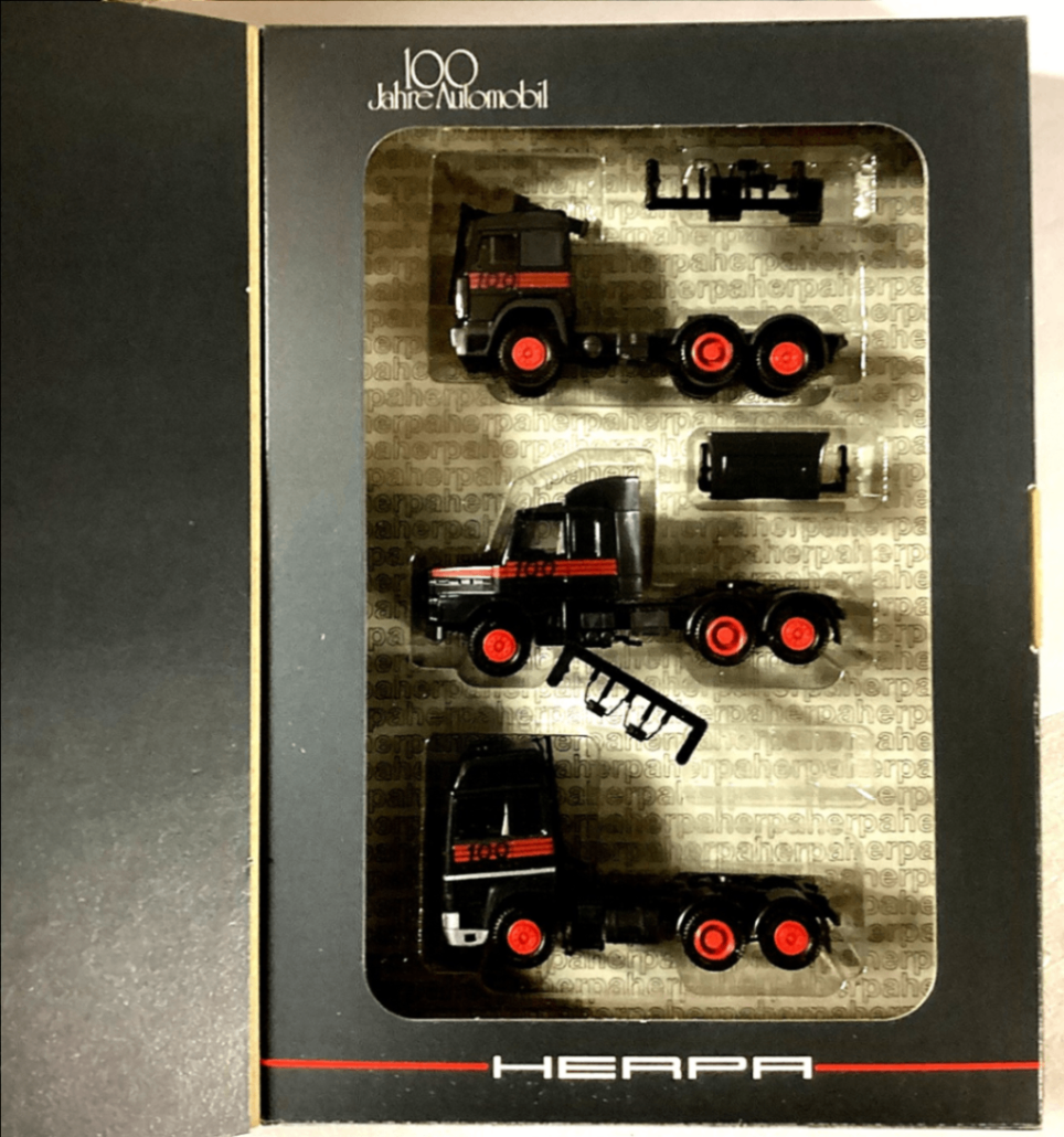 Herpa 7555 100 Jahre Automobil Edition 3 Zugmaschinen Set 1:87 OVP