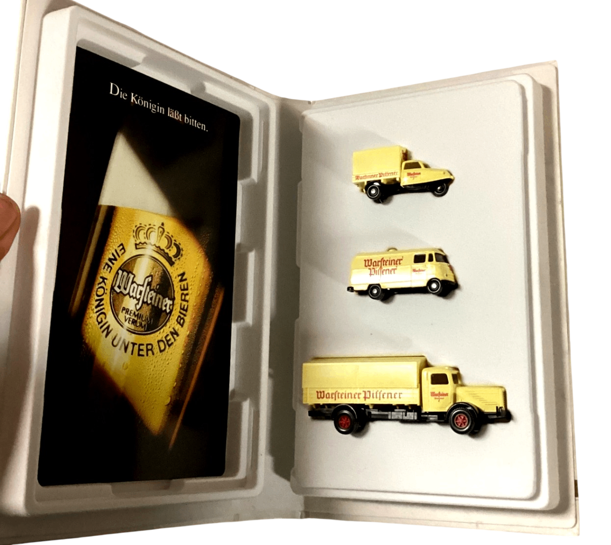 Wiking Warsteiner 3er Set Goli MB LP 319 Büssing 8000 1:87 OVP