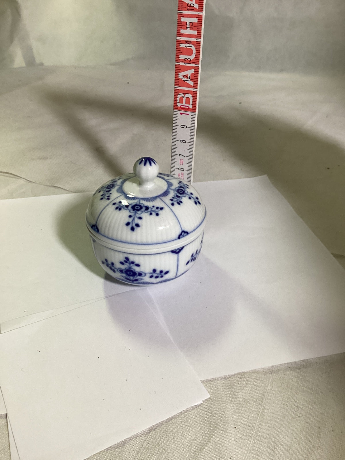 Heinrich Residenz, Amalienburg Kobalt Blau Zuckerdose