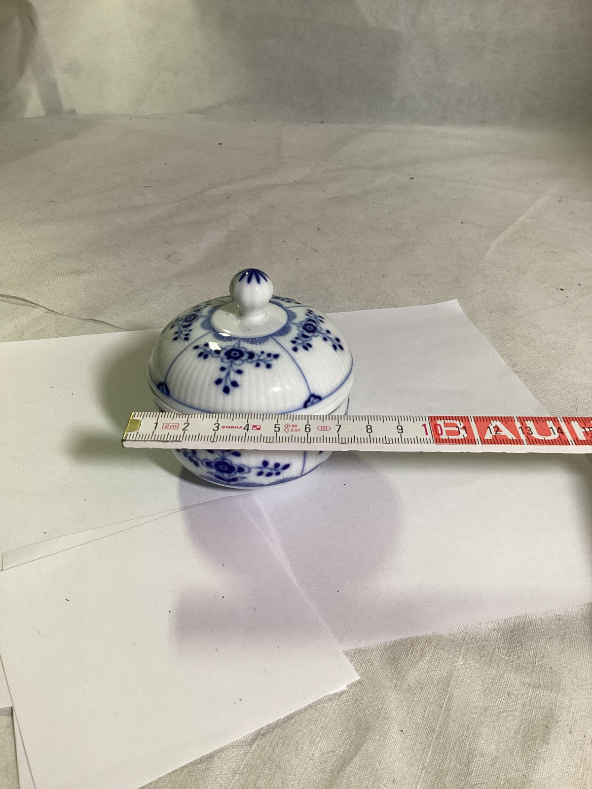 Heinrich Residenz, Amalienburg Kobalt Blau Zuckerdose