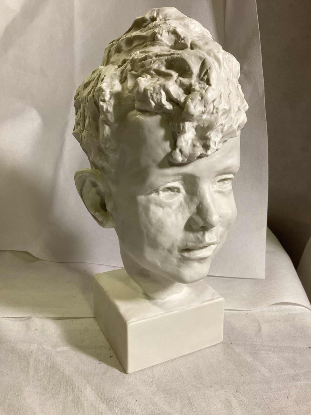 Rosenthal Doris Rücker Jungenkopf Porzellanbüste Modell 5790, ca. 28 cm