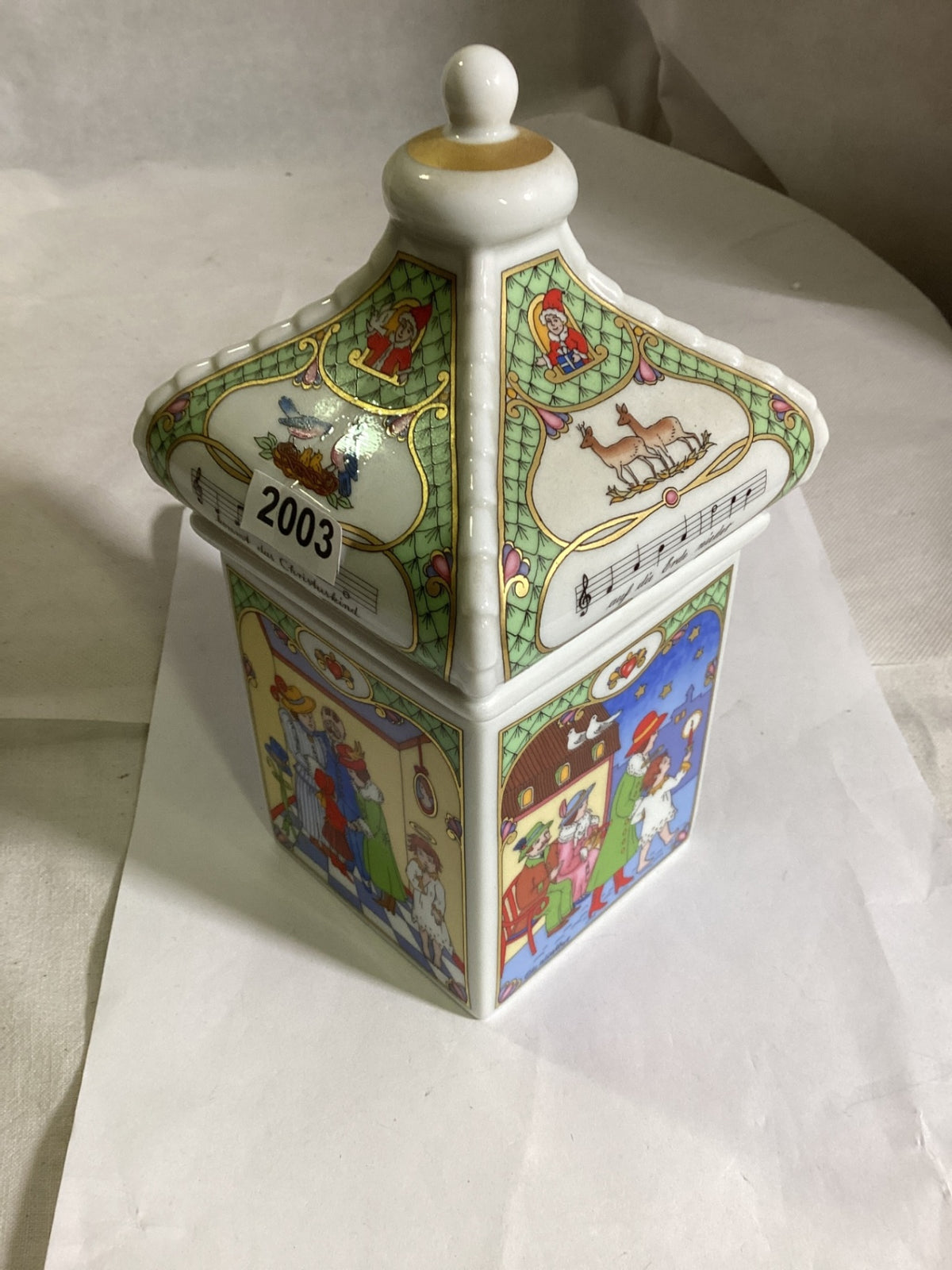 Hutschenreuther Weihnachtsspieluhr 2003 – Weihnachtshaus