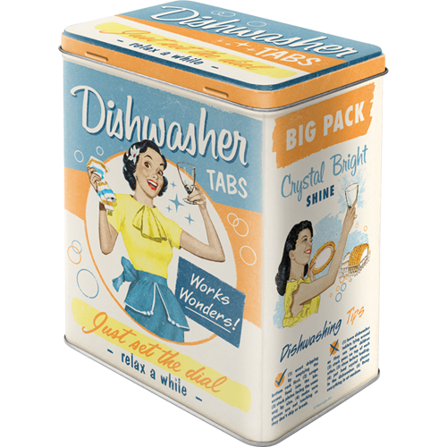 Blechdose Large Dishwasher Tabs (Neuware) NostalgicArt