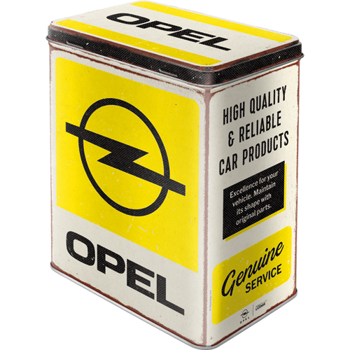 Blechdose Vorratsdose L »Opel - Service« (Neuware incl. 19% MwSt.)