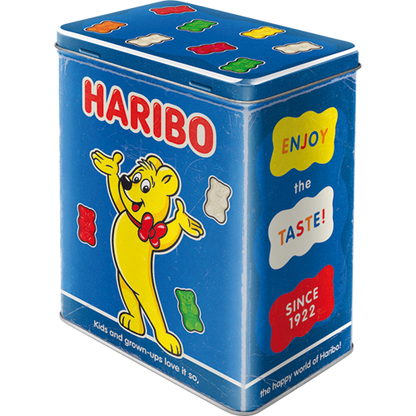 Ausverkauf  Vorratsdose L »HARIBO - Enjoy the Taste blue« Neuware incl. 19% MwSt.)