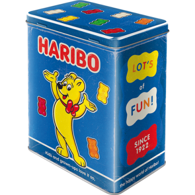Ausverkauf  Vorratsdose L »HARIBO - Enjoy the Taste blue« Neuware incl. 19% MwSt.)