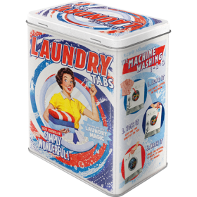 Blechdose large - Laundry Tabs -  (Neuware) NostalgicArt