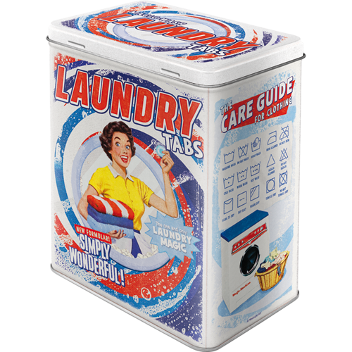 Blechdose large - Laundry Tabs -  (Neuware) NostalgicArt