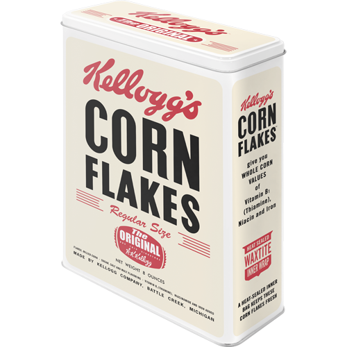 Blechdose XL »Kellogg's - Corn Flakes Retro Package« (Neuware) NostalgicArt