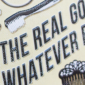 Blechdose Flach »Whatever Odds & Ends Box«(Neuware) NostalgicArt