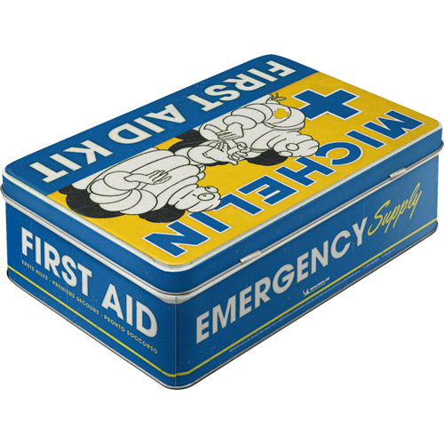 Blechdose Flach  »Michelin - First Aid Kit«(Neuware) NostalgicArt