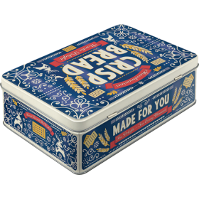 Blechdose Flach Crisp Bread (Neuware) NostalgicArt