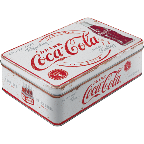 Blechdose Flach »Coca-Cola - Refreshing New Feeling« (Neuware) NostalgicArt