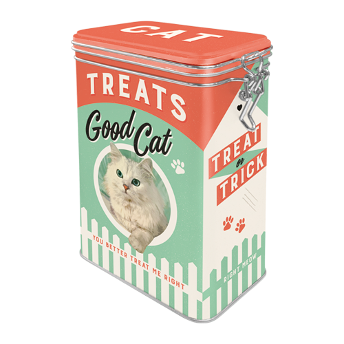 Blechdose Aromadose »Good Cat Treats«(Neuware) NostalgicArt