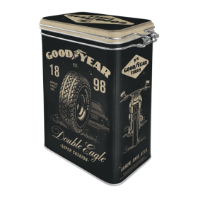 Blechdose Aromadose »Goodyear - Motorcycle« (Neuware) NostalgicArt