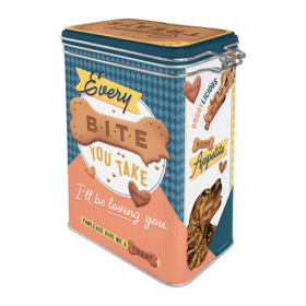 Blechdose Aromadose »Every Bite You Take Dog Treats« (Neuware) NostalgicArt