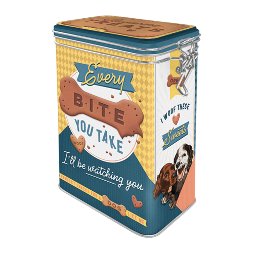 Blechdose Aromadose »Every Bite You Take Dog Treats« (Neuware) NostalgicArt