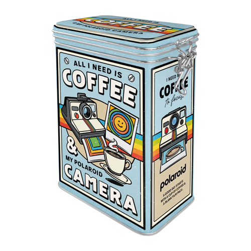 Blechdose Aromadose »Polaroid - Coffee & Camera«  (Neuware) NostalgicArt