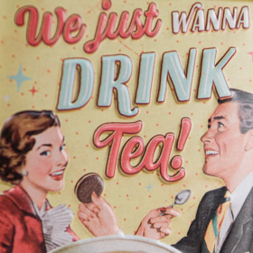 Blechdose Teedose »Tea & Cookies Together« (Neuware) NostalgicArt