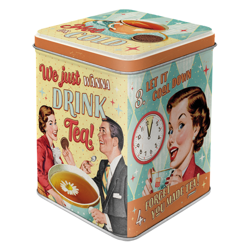 Blechdose Teedose »Tea & Cookies Together« (Neuware) NostalgicArt