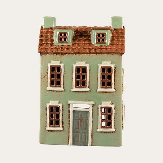 Grünes Haus für Teelicht Höhe: 20.5 cm Breite: 13.5 cm (Neuware incl. 19% MwSt)
