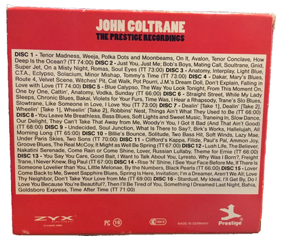 John Coltrane – The Prestige Recordings / Prestige 1991 / Germany / 16 CD Box
