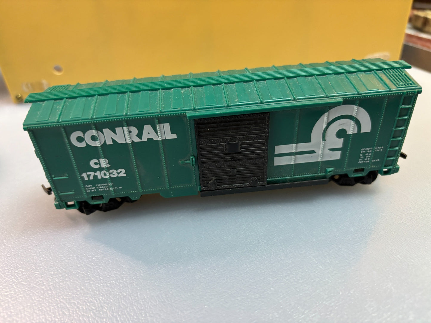H0 Güterwagen Conrail CR 171032 Schiebewandwagen Modellbahn USA ohne OVP