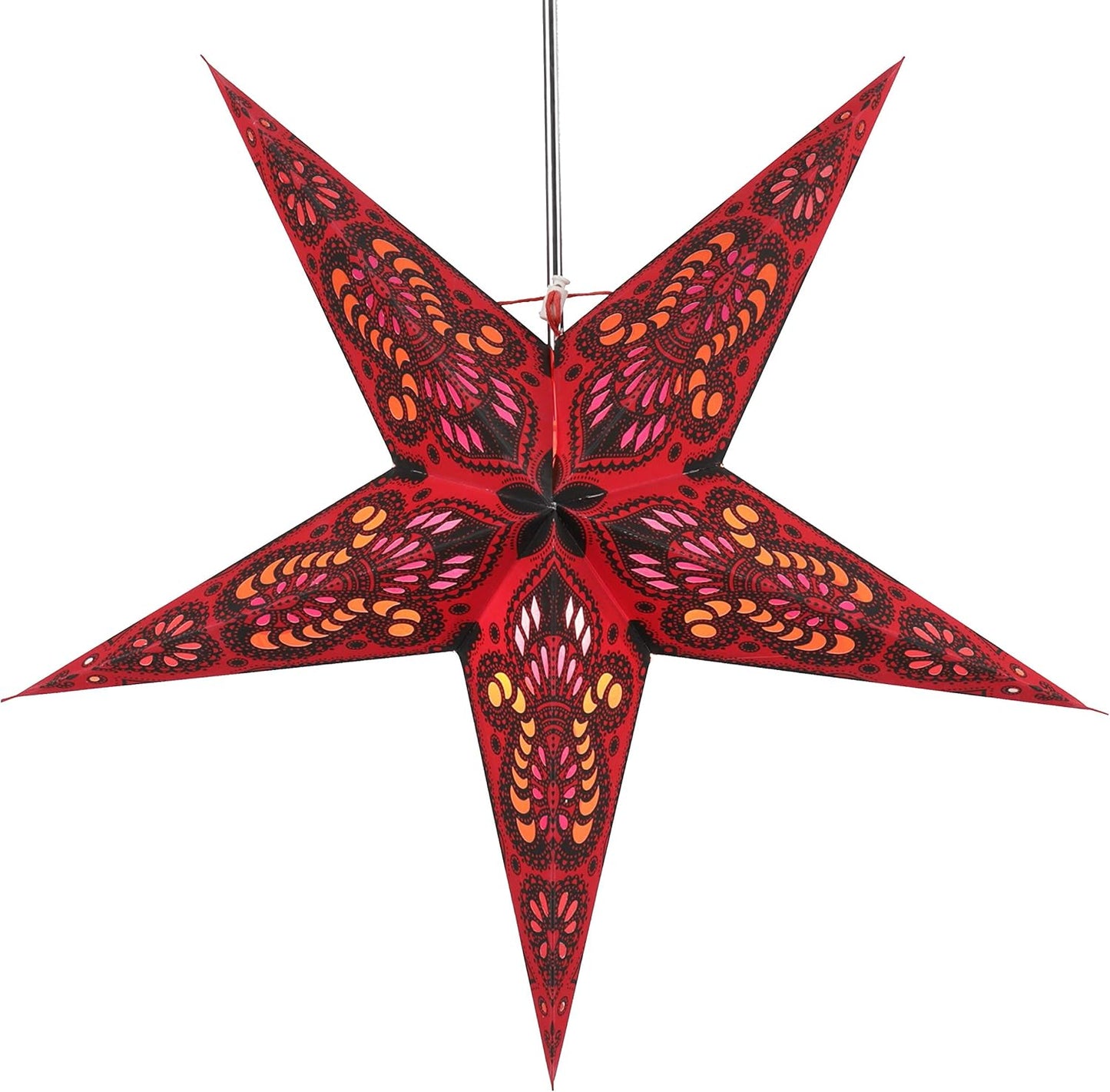 Stern Menor rot  5 Zacken 60cm  ( Neuware incl. 19% MwSt.)