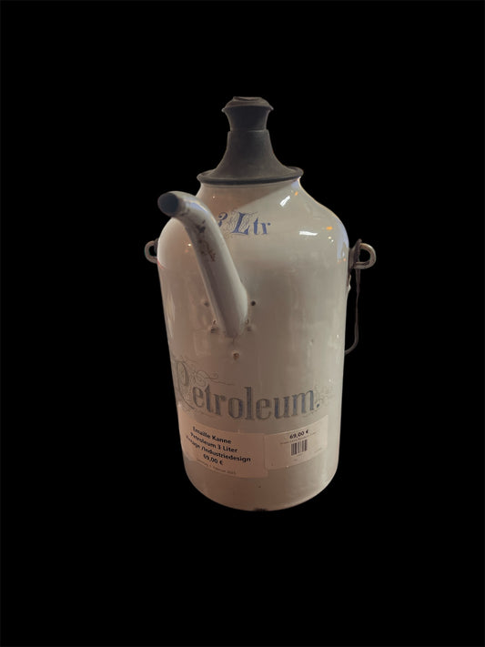 Emaille Kanne Petroleum 3 Liter