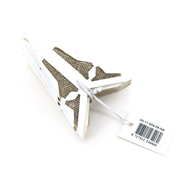 Stern Nr. 3037 Only Natural  Papier/Jute/7 Zacken  20 cm  (Neuware)